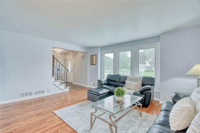 21 Wethersfield Rd, Chili, NY 14624 - living area with stairway and wood finished floors