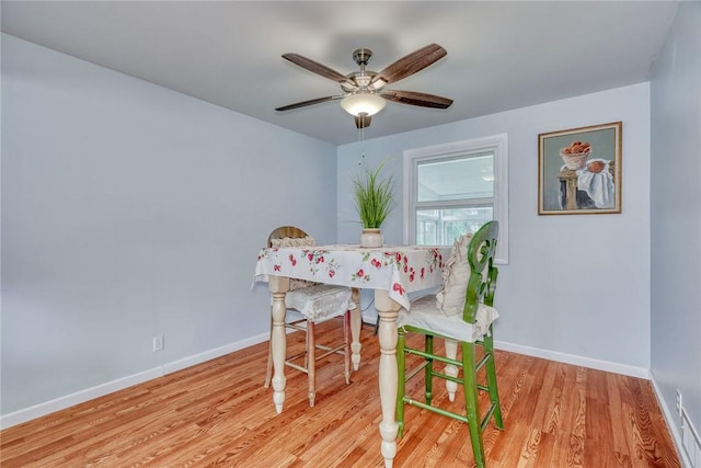 21 Wethersfield Rd, Chili, NY 14624 - dining space with wood finished floors and ceiling fan