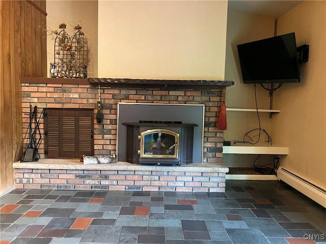 462 Hacadam Rd, Frankfort, NY 13456 - detailed view of a baseboard radiator