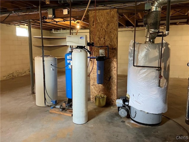 462 Hacadam Rd, Frankfort, NY 13456 - utility room featuring water heater