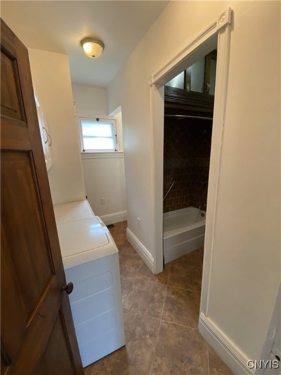 409 W 1st St S, Fulton, NY 13069 - full bathroom featuring baseboards and tile patterned flooring