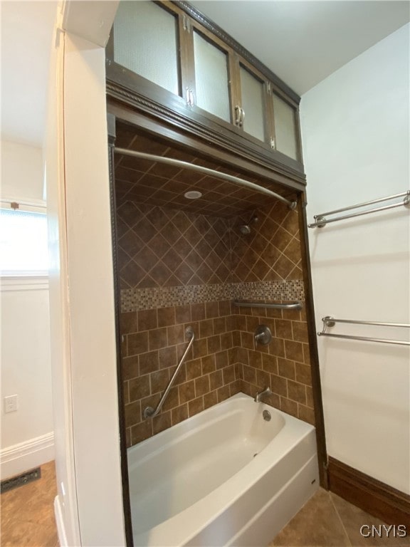 409 W 1st St S, Fulton, NY 13069 - full bathroom with tile patterned floors and shower / bathtub combination