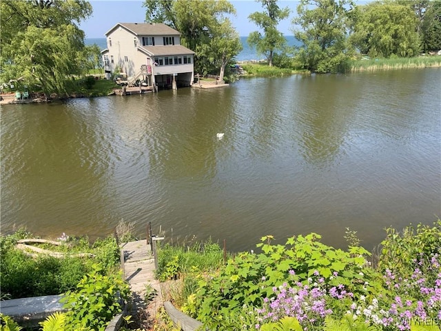 926 Bluff Rd, Carlton, NY 14571 - dock featuring a water view