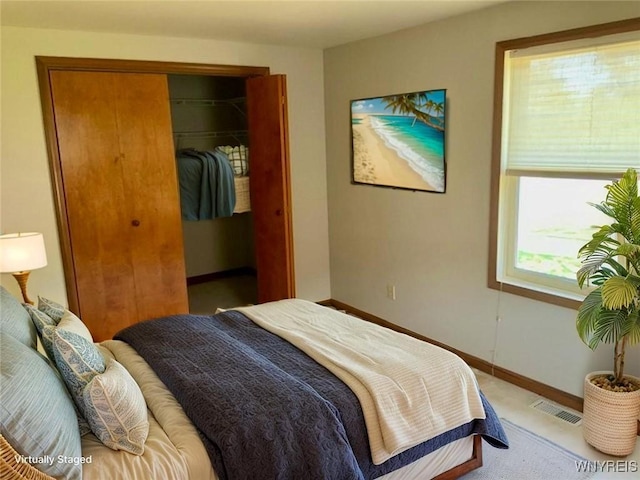 926 Bluff Rd, Carlton, NY 14571 - bedroom featuring a closet, carpet floors, and a walk in closet
