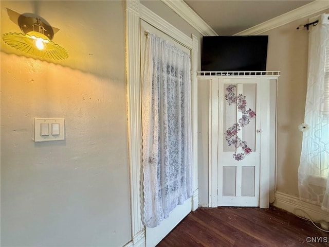 19 Elm Ave, Homer, NY 13077 - bathroom featuring wood finished floors and ornamental molding