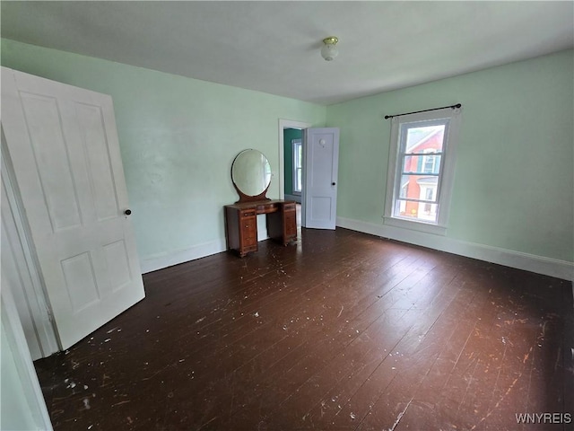 213 Highland Ave, Shelby, NY 14103 - spare room with hardwood / wood-style flooring and baseboards