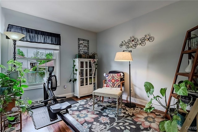 8272 Northgate Dr, Rome-Outside, NY 13440 - exercise room featuring wood finished floors