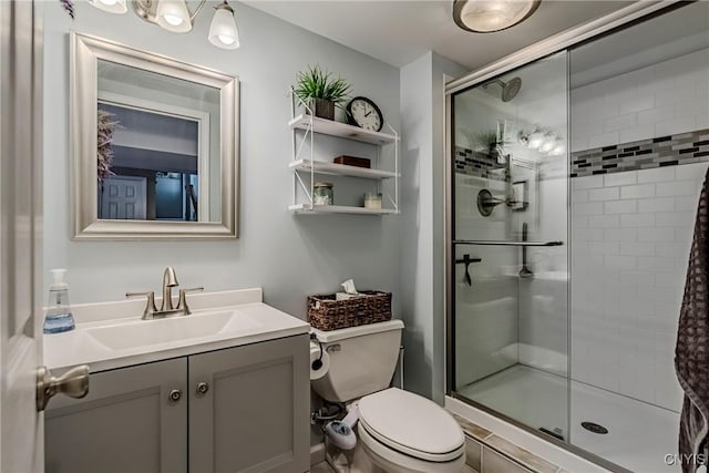 8272 Northgate Dr, Rome-Outside, NY 13440 - bathroom featuring a shower stall and vanity