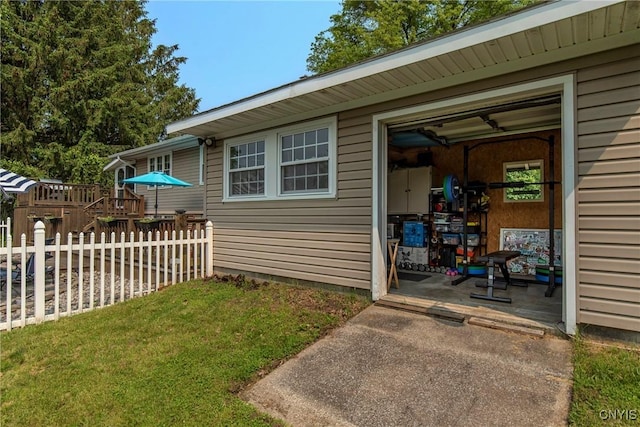 8272 Northgate Dr, Rome-Outside, NY 13440 - view of property exterior with a deck