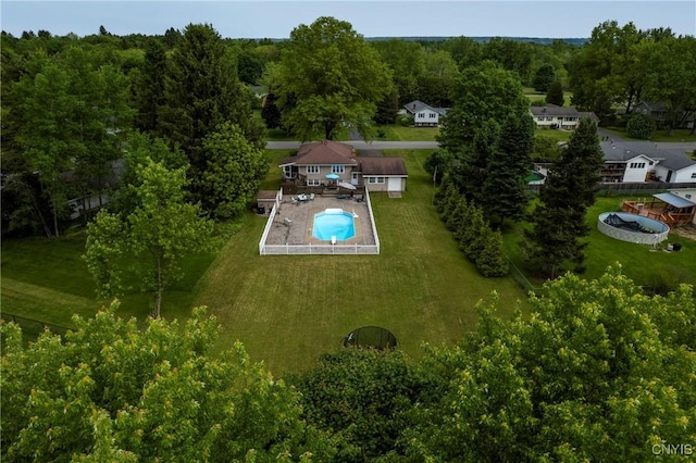 8272 Northgate Dr, Rome-Outside, NY 13440 - drone / aerial view of a pool