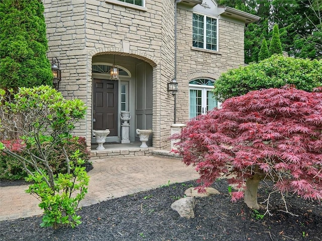 1010 Plank Rd, Penfield, NY 14580 - property entrance with stone siding