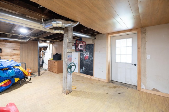 7046 Safford Ave Unit 12, Castile, NY 14530 - basement featuring wood finished floors