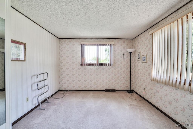 48 Kibler Dr, Lancaster, NY 14043 - carpeted empty room featuring a textured ceiling