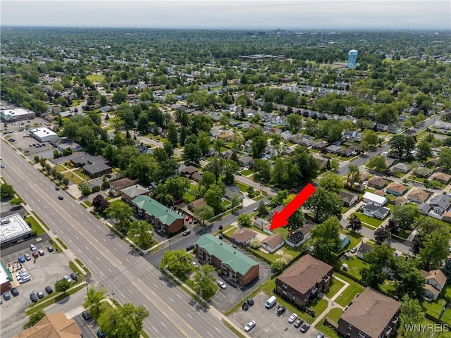 482 Loretta St, Tonawanda-Town, NY 14223 - aerial view of property's location with a major roadway