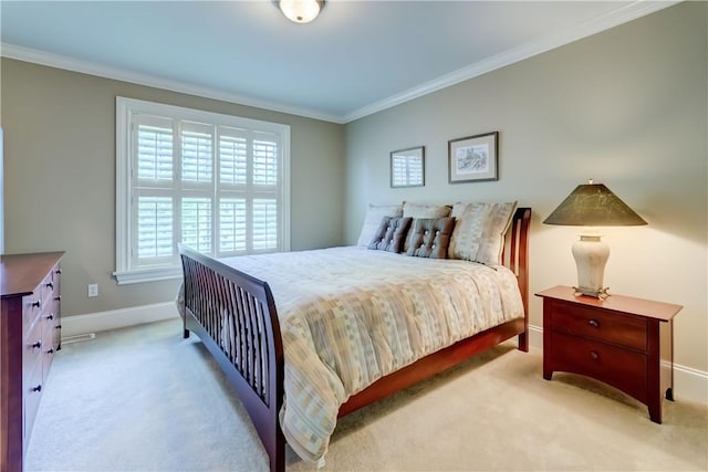 393 Mendon Center Rd, Mendon, NY 14472 - carpeted bedroom with ornamental molding and baseboards