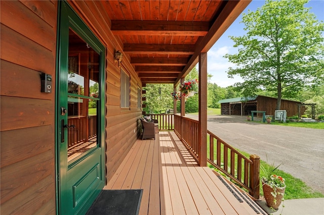 474 Thorpe Rd, Sidney, NY 13838 - view of wooden porch