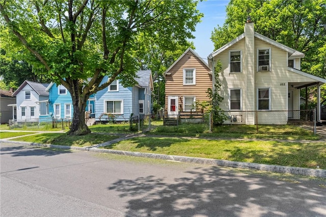 106 Cottage St, Rochester, NY 14608 - view of front of property featuring a chimney