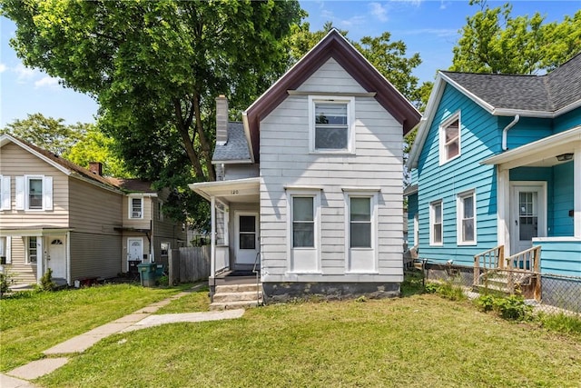 120 Cottage St, Rochester, NY 14608 - victorian house featuring a chimney