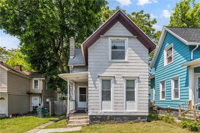 120 Cottage St, Rochester, NY 14608 - view of front of property featuring a chimney