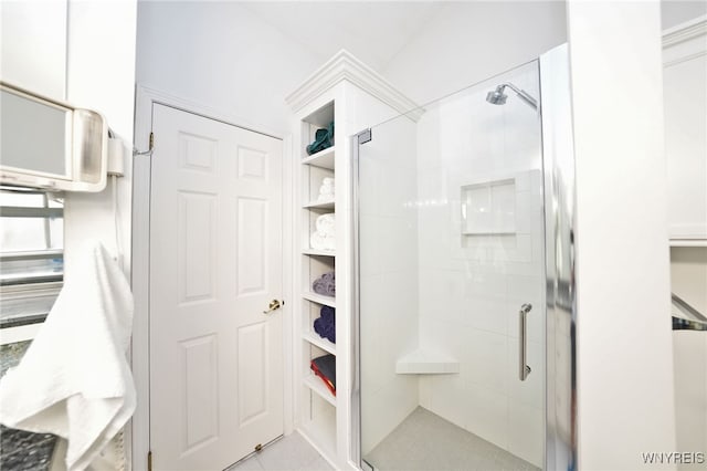 2850 Amsdell Rd Unit 30, Hamburg, NY 14075 - full bathroom with a stall shower and tile patterned floors