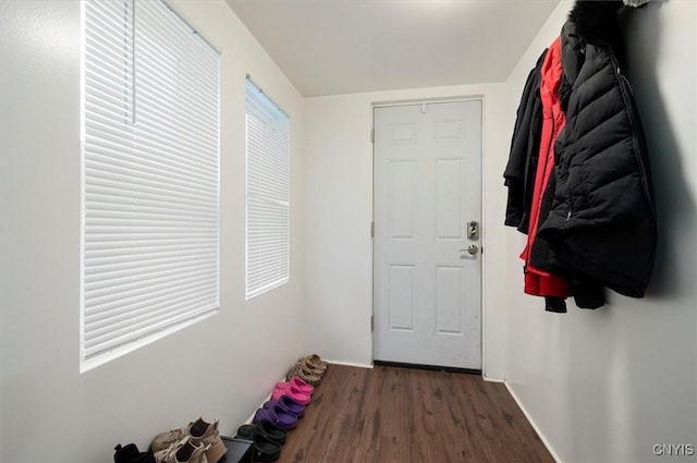 16 Meadow St, Kirkland, NY 13323 - doorway to outside featuring wood finished floors and baseboards