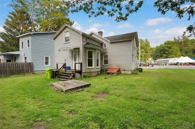 16 Meadow St, Kirkland, NY 13323 - rear view of house with a chimney