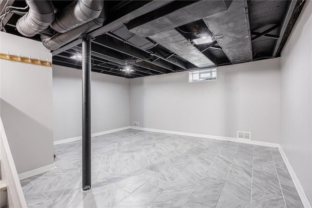 262 Barry Rd, Irondequoit, NY 14617 - basement featuring baseboards