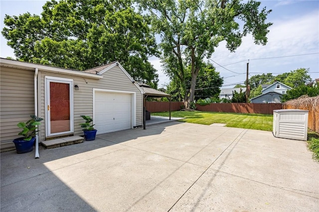 262 Barry Rd, Irondequoit, NY 14617 - garage with concrete driveway