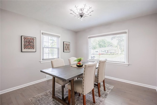 262 Barry Rd, Irondequoit, NY 14617 - dining area with baseboards and wood finished floors