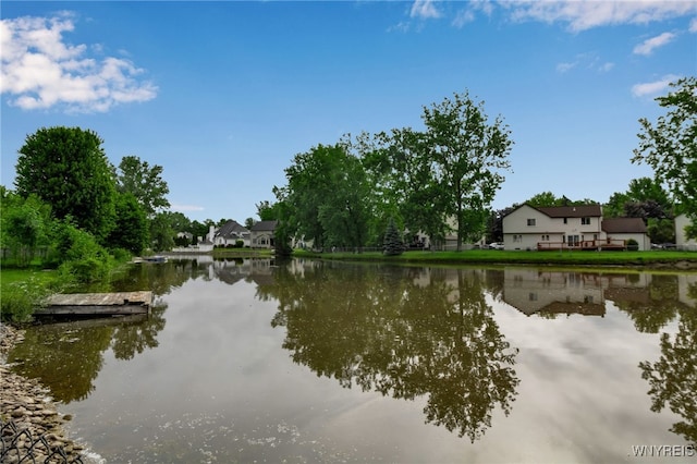 33 Sausalito Dr, Amherst, NY 14051 - water view featuring a boat dock