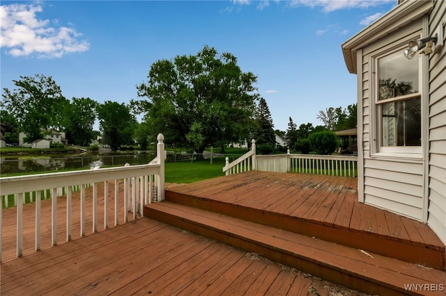 33 Sausalito Dr, Amherst, NY 14051 - deck with a water view