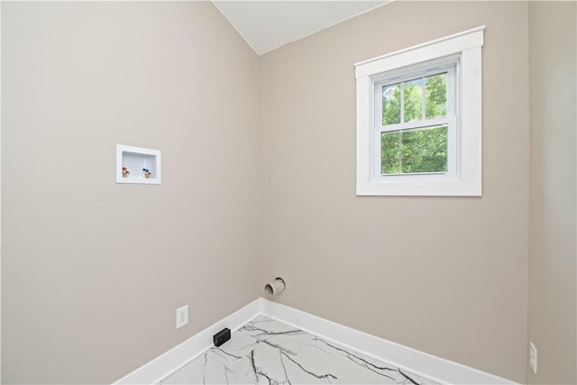 38 Richs Dugway Rd, Brighton, NY 14625 - washroom with washer hookup and marble finish floors