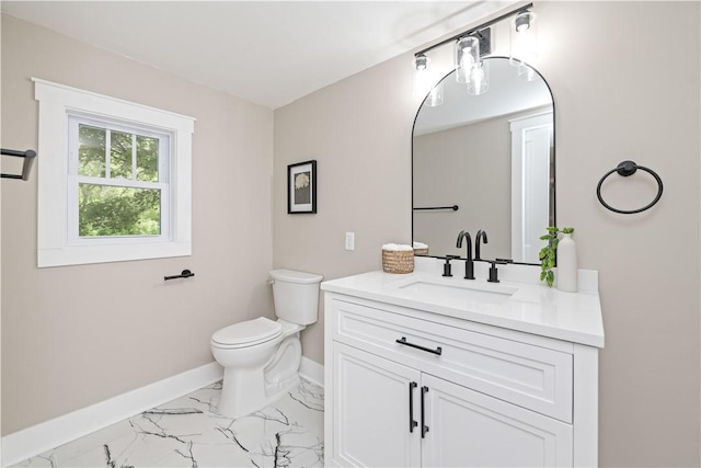38 Richs Dugway Rd, Brighton, NY 14625 - bathroom featuring vanity and marble finish floors