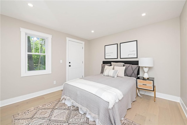 38 Richs Dugway Rd, Brighton, NY 14625 - bedroom featuring recessed lighting and light wood-type flooring