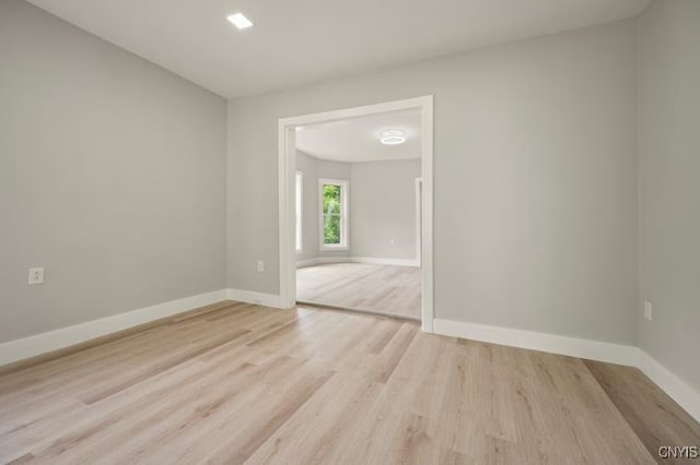 321 Pleasant Ave, Oneida-Inside, NY 13421 - spare room with light wood finished floors and baseboards