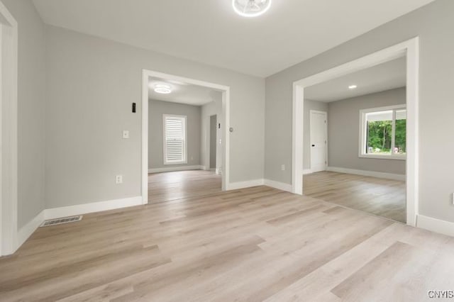 321 Pleasant Ave, Oneida-Inside, NY 13421 - empty room featuring light wood-style flooring and baseboards