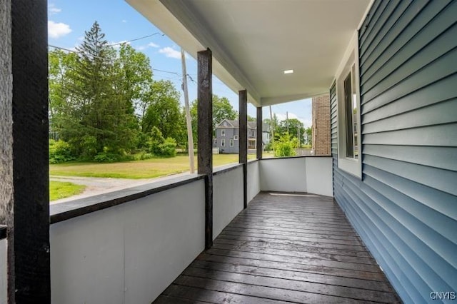 321 Pleasant Ave, Oneida-Inside, NY 13421 - view of wooden terrace