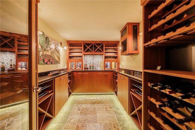 5 Elmwood Hill Ln, Brighton, NY 14610 - wine room featuring stone tile floors