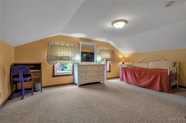 2391 Hess Rd, Newfane, NY 14008 - bedroom featuring carpet flooring and lofted ceiling