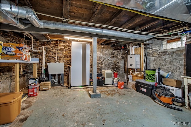 2391 Hess Rd, Newfane, NY 14008 - basement with water heater