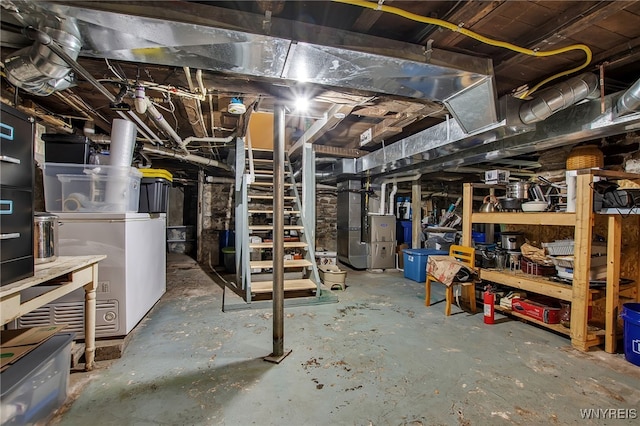 2391 Hess Rd, Newfane, NY 14008 - unfinished basement with heating unit