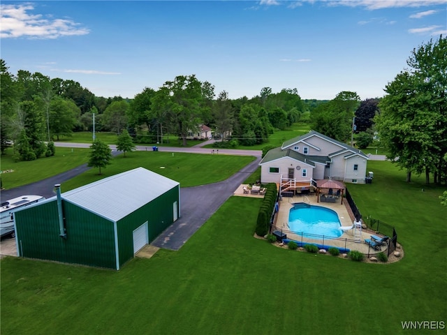 2391 Hess Rd, Newfane, NY 14008 - bird's eye view of a pool area