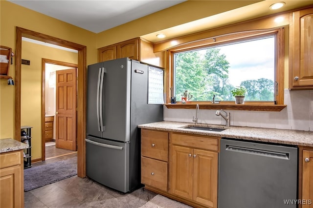 2391 Hess Rd, Newfane, NY 14008 - kitchen featuring appliances with stainless steel finishes and light stone countertops