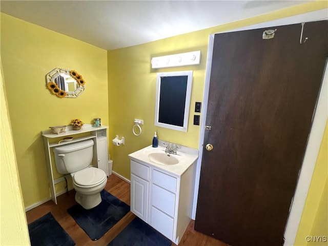 41 Evergreen St, Cortland, NY 13045 - half bathroom with wood finished floors and vanity