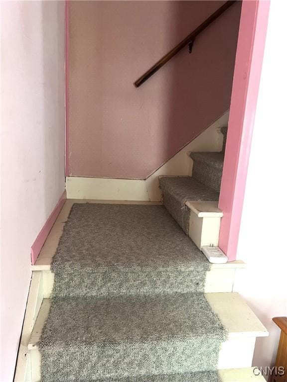 41 Evergreen St, Cortland, NY 13045 - view of staircase