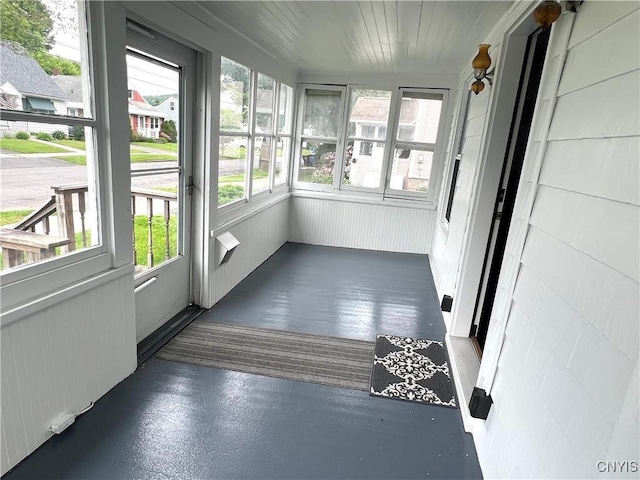 41 Evergreen St, Cortland, NY 13045 - view of unfurnished sunroom