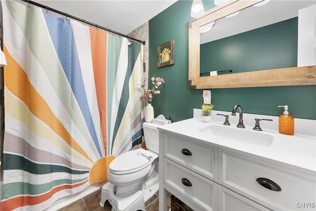 8185 Mantova Dr, Clay, NY 13041 - bathroom featuring vanity and curtained shower