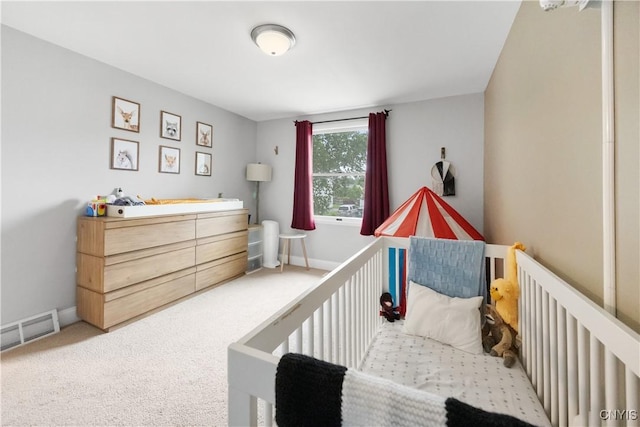 8185 Mantova Dr, Clay, NY 13041 - carpeted bedroom featuring a nursery area and baseboards