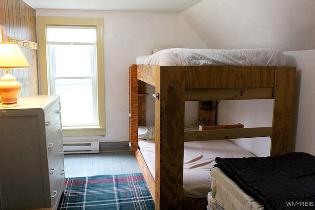 5046 Whig St, Little Valley, NY 14779 - bedroom with a baseboard radiator and lofted ceiling