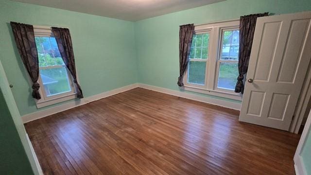 306 Broad St, Port Allegany Boro, PA 16743 - empty room with dark wood-style flooring